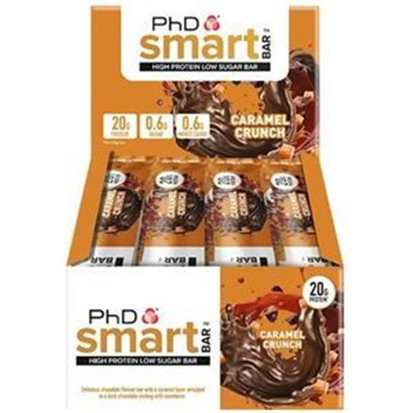 Smart Bar, Caramel Crunch - 12 x 64g