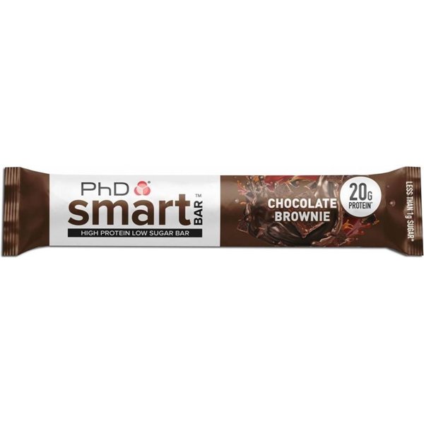 „Smart“ batonėlis, šokoladinis braunis – 12 x 64 g