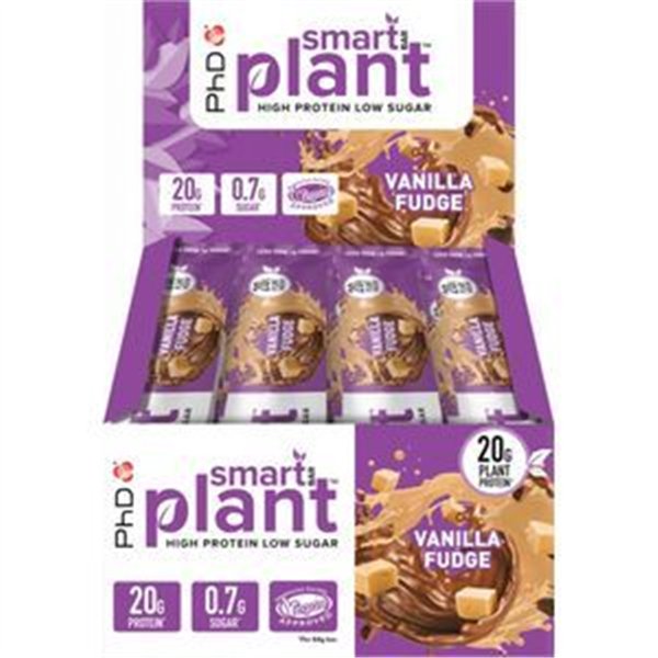 Smart Bar Plant, ванильная помадка - 12 x 64 г