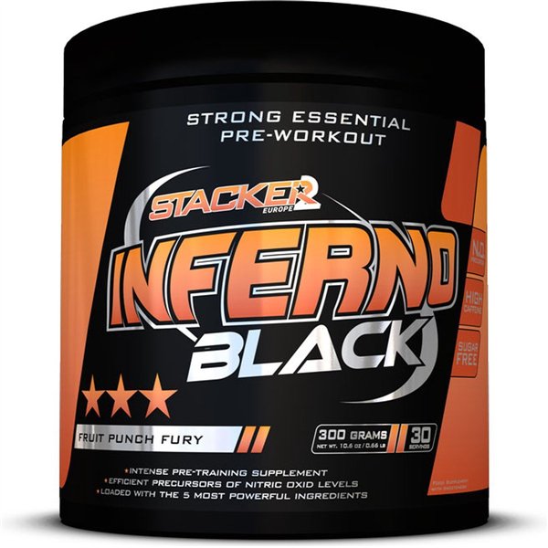 Inferno Black, augļu punša dusmas - 300g