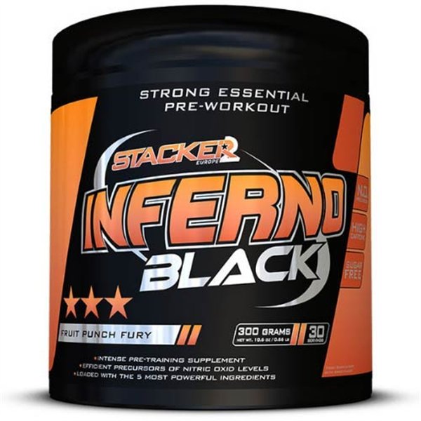 „Inferno Black“, vaisių punšo „Fruit Punch Fury“ – 300 g