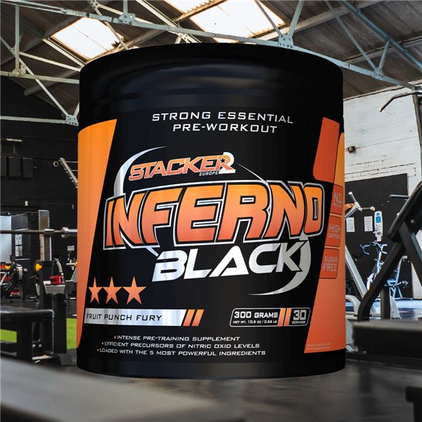 Inferno Black, augļu punša dusmas - 300g