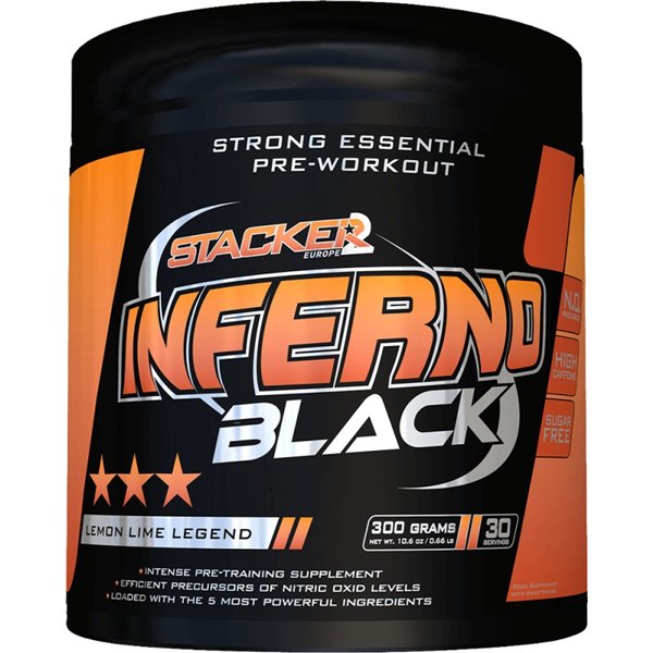 Inferno Black, Lemon Lime - 300g