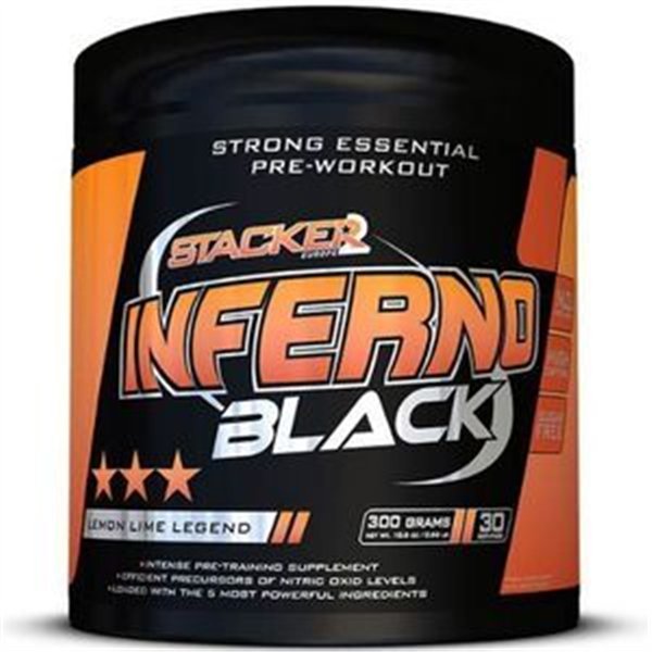 Inferno Black, citrinų ir laimų skonio - 300 g
