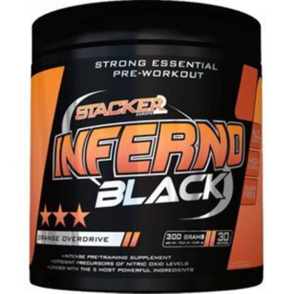 „Inferno Black“, oranžinė „Overdrive“ – 300 g