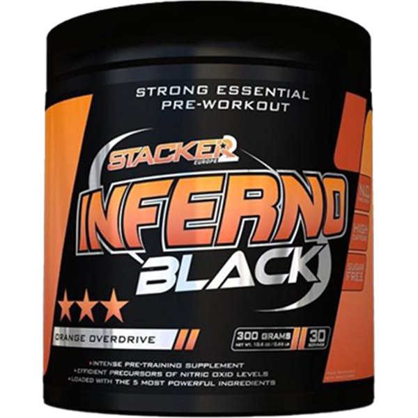 „Inferno Black“, oranžinė „Overdrive“ – 300 g