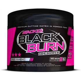 Black Burn Micronized, Fruit Punch - 300g
