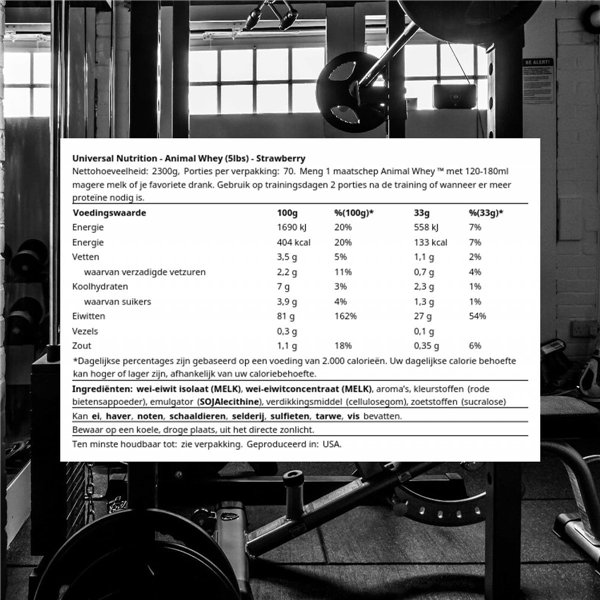 Eläinhera, mansikka - 2300g