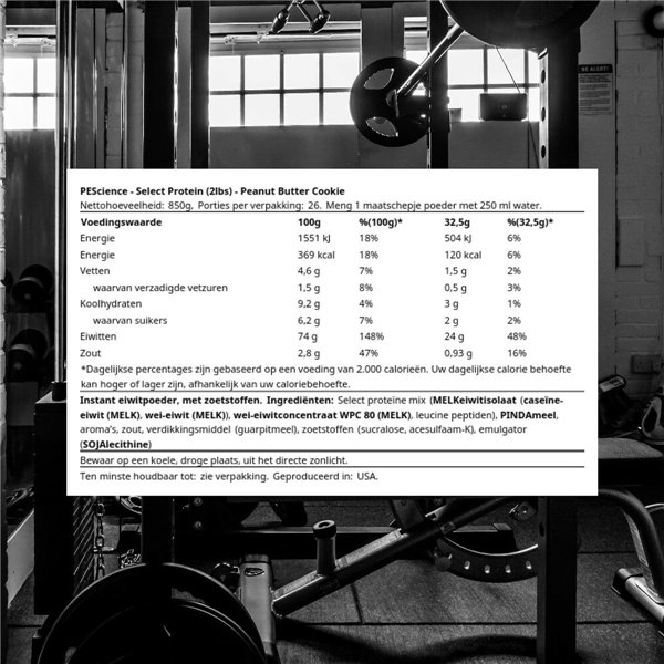 Select Protein, Amazing Peanut Butter Cookie - 878g