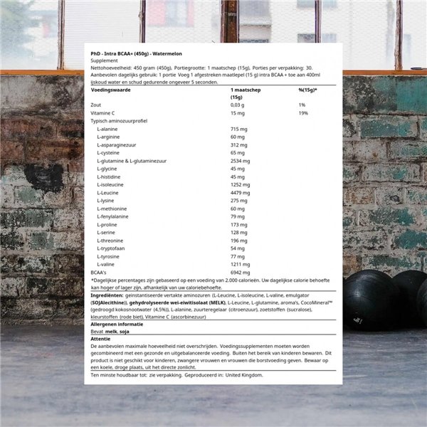 Intra BCAA+, Арбуз - 450 г