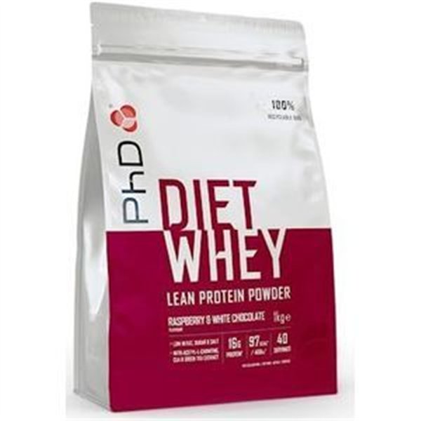 Diet Whey, Raspberry & White Chocolate - 1000g