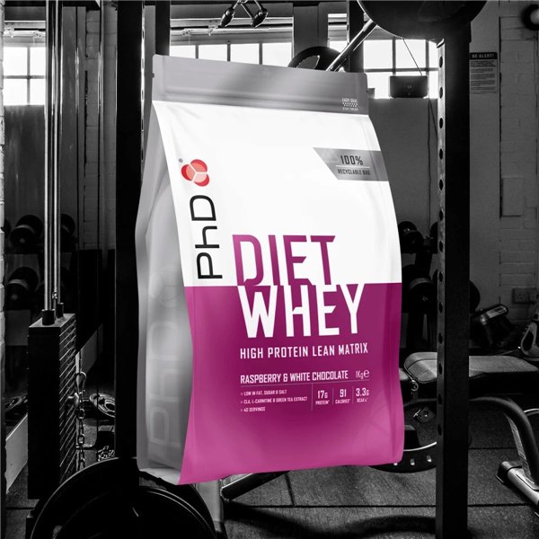 Diet Whey, Raspberry & White Chocolate - 1000g