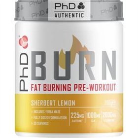 „Burn“ prieš treniruotę, citrininis šerbetas - 200 g