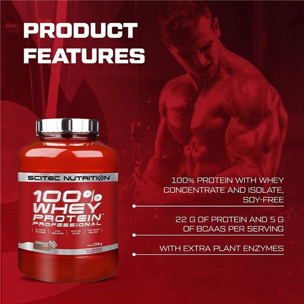 100% Whey Protein Professional, Chocolate - 5000g