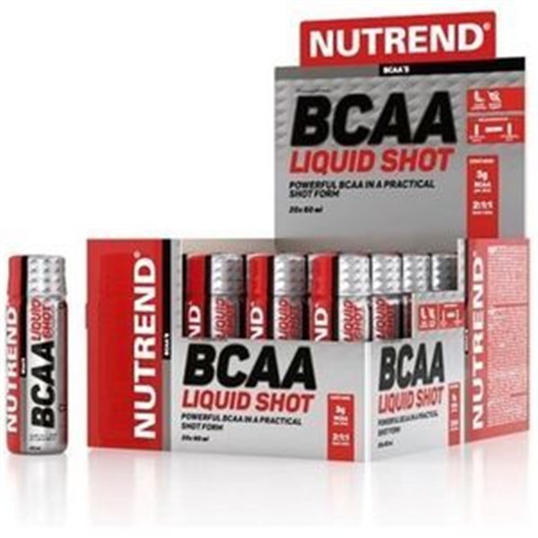 BCAA-nesteshotti - 20 x 60 ml.