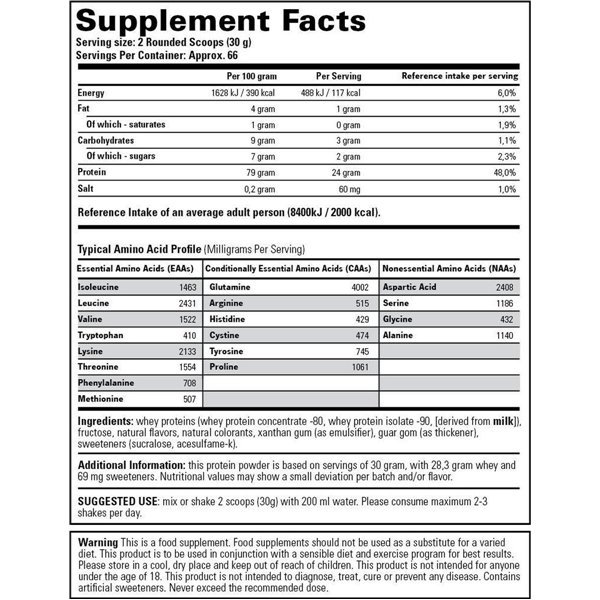 100% sūkalas, šokolāde - 908g