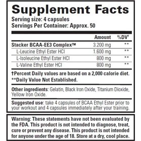 BCAA etilesteris - 198 kapsulas