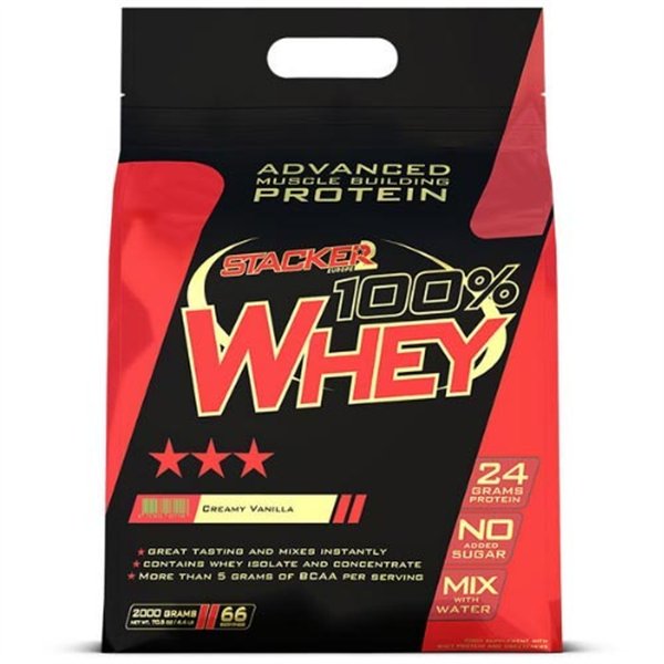 100% Whey, Vanilla - 2000g
