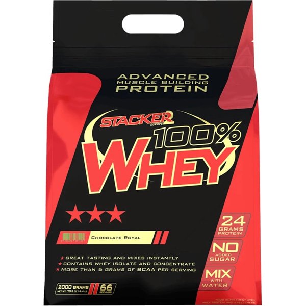 100% Whey, Chocolate - 2000g