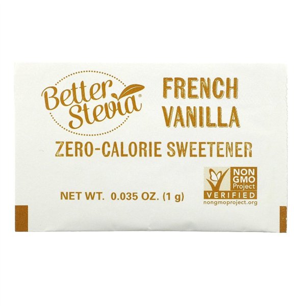 Better Stevia Packets, French Vanilla - 75 packets