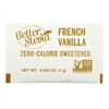 Better Stevia Packets, French Vanilla - 75 packets