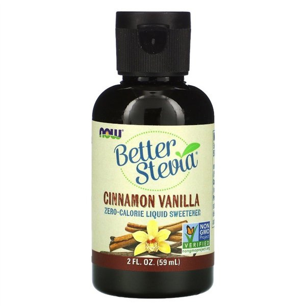 Better Stevia šķidrums, kanēļa un vaniļas aromāts - 59 ml.