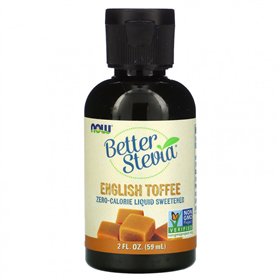 Better Stevia Liquid, English Toffee - 59 ml.