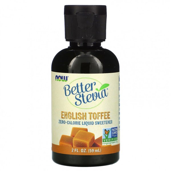 Better Stevia Liquid, English Toffee - 59 ml.