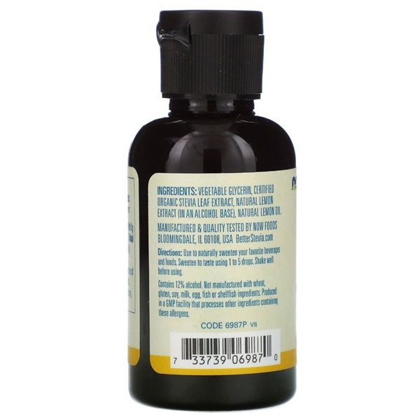 Better Stevia Liquid, Lemon Twist - 59 ml.