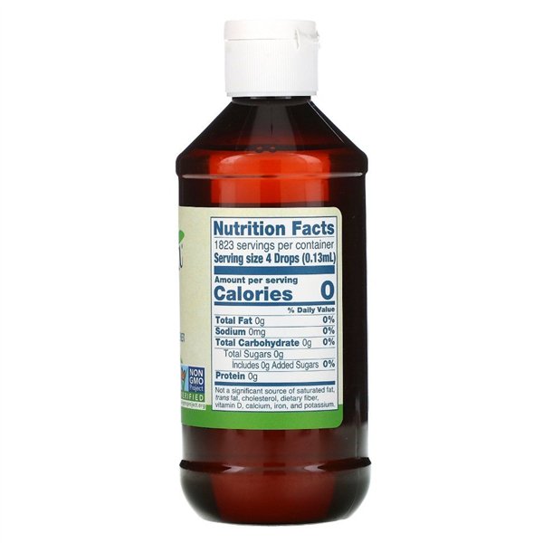 Labāka stēvijas šķiduma viela - 237 ml.