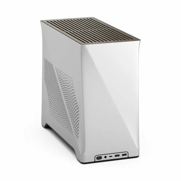 Mini-tornikotelo Micro-ATX/ITX Fractal Hopeinen
