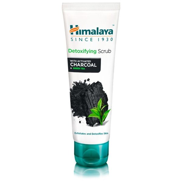 Detoxifying Scrub with Activated Charcoal & Green Tea - 75 ml.