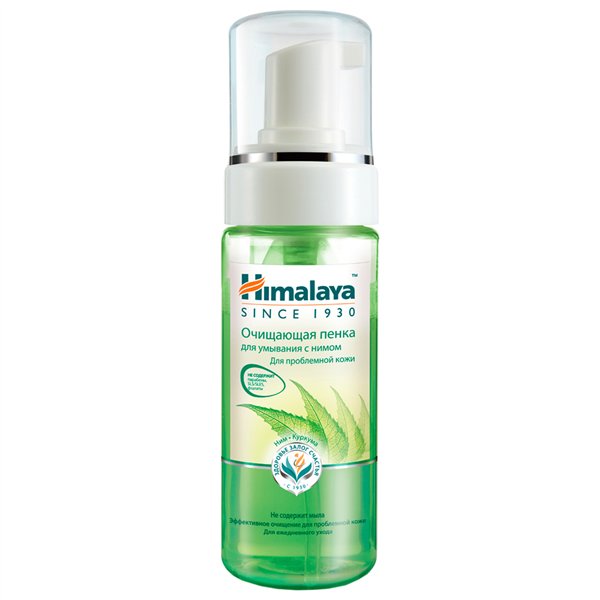 Valomasis putojantis veido prausiklis su nimbamedžio aliejumi – 150 ml.