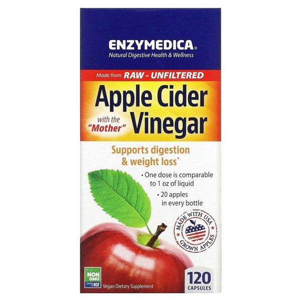 Apple Cider Vinegar - 120 caps