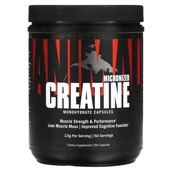 Micronized Creatine Monohydrate Capsules - 300 caps