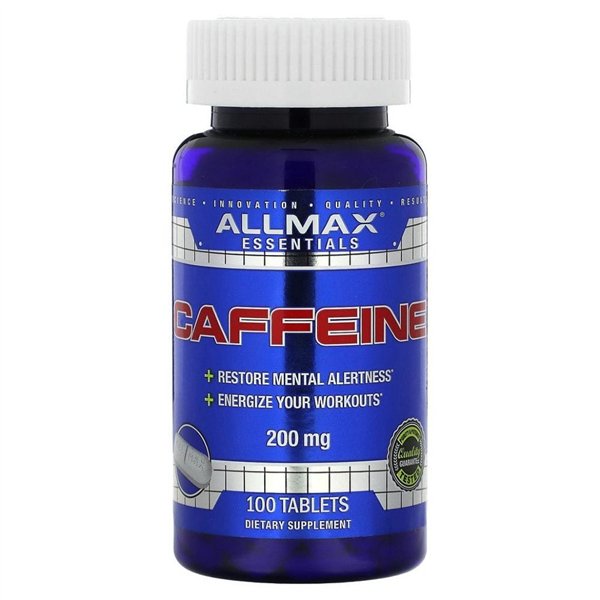 Caffeine, 200mg - 100 tablets 