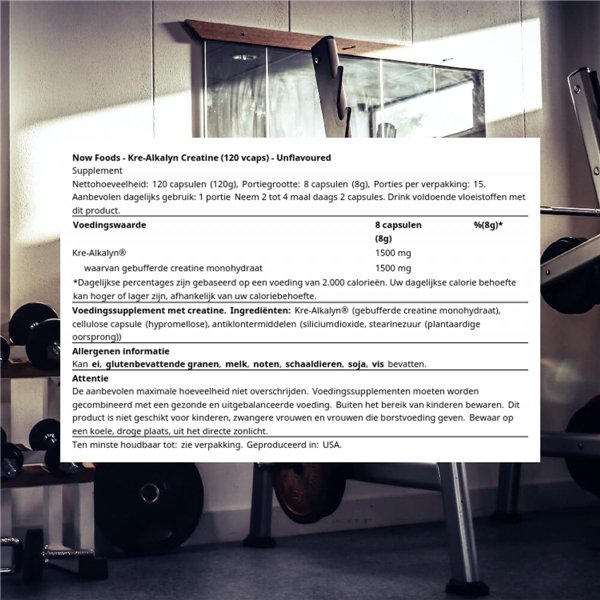 Kre-Alkalyn Creatine - 120 vcaps
