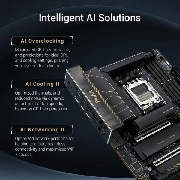 Pagrindinė plokštė Asus AMD AM5 AMD AMD X870E