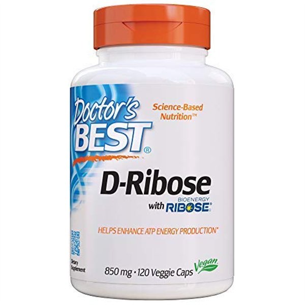  D-ribozė, 850 mg - 120 v kapsulių