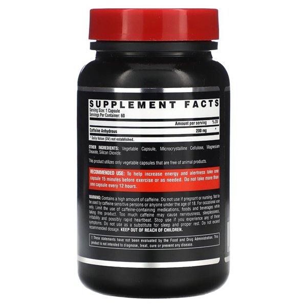 Kofeiini 200 - 60 kaps.