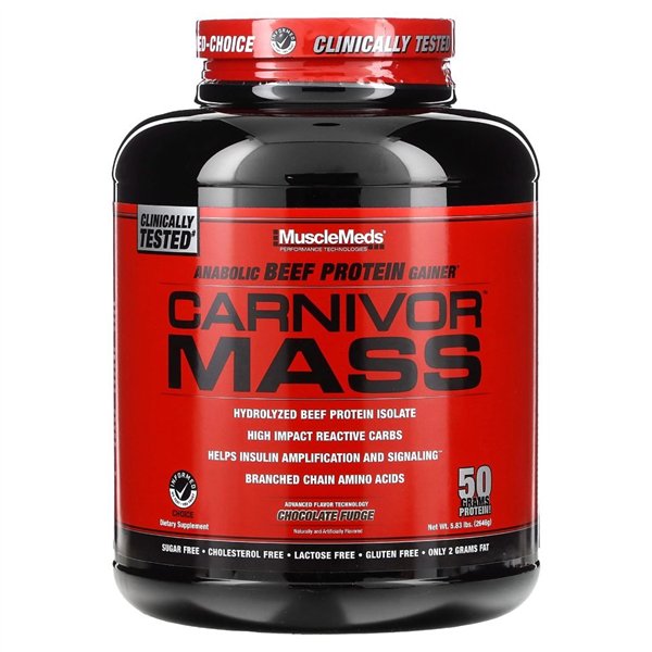 Carnivor Mass, Chocolate Fudge - 2646g