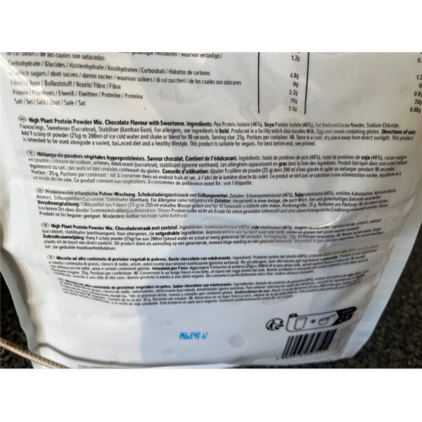 100% Plant, Belgian Chocolate - 1000g