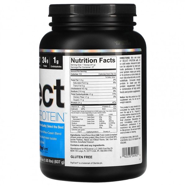 Select Protein, Amazing Snickerdoodle - 837 g