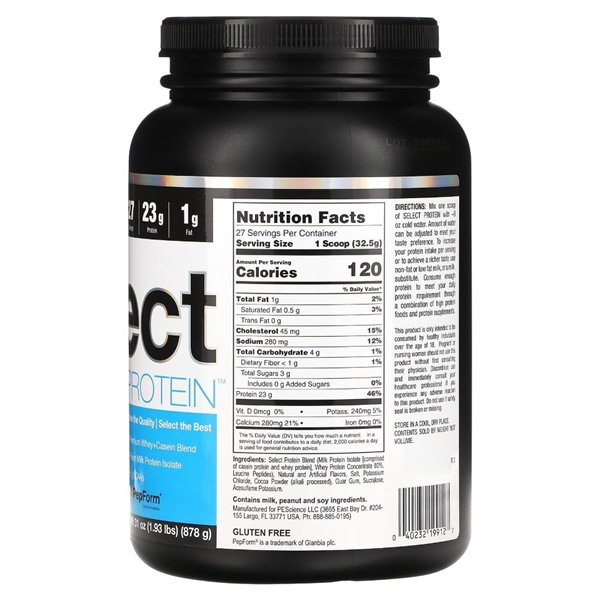 Select Protein, Chocolate Peanut Butter Cup - 878g