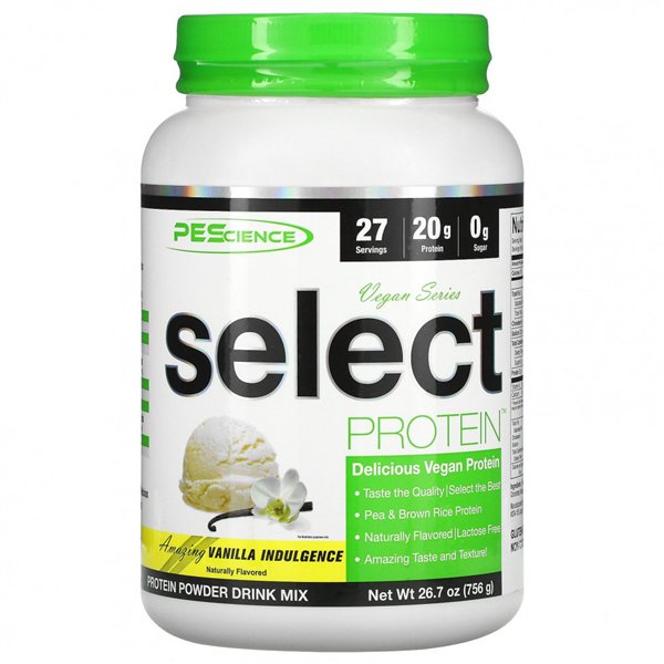 „Select Protein Vegan Series“, vanilės skonio – 756 g