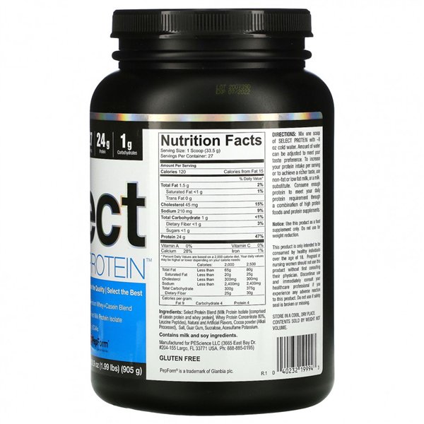 Select Protein, Frosted Chocolate Cupcake - 905g