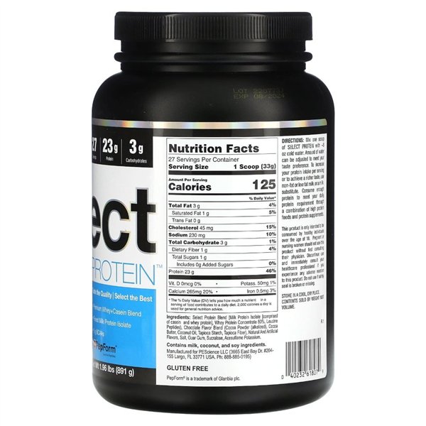 Select Protein, upea suklaatryffeli - 891 g