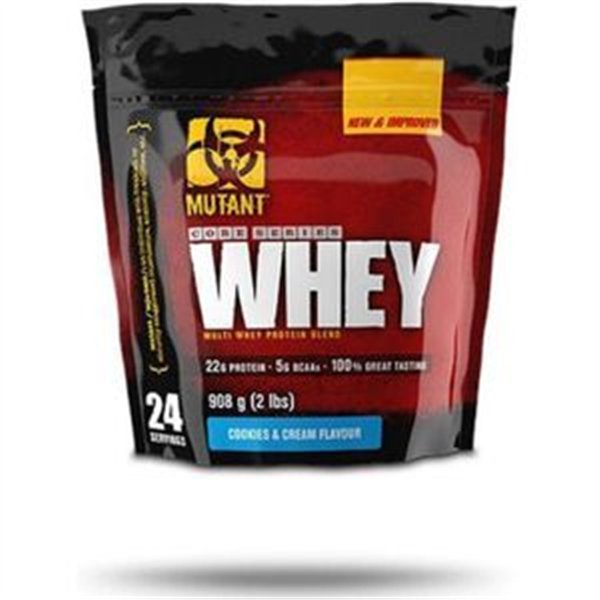 Mutant Whey, zemeņu krēms - 908g