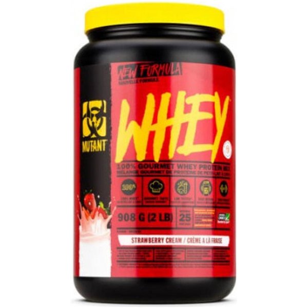 Mutant Whey, Strawberry Cream - 908g