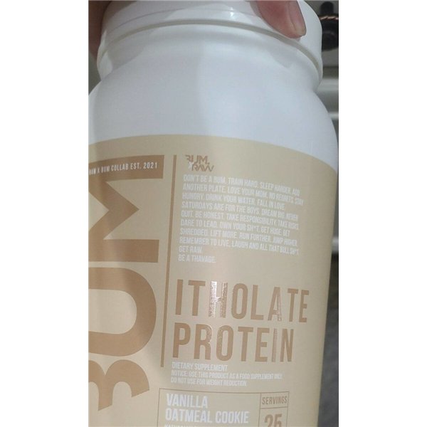CBUM Itholate Protein, Vanilja Kaurapuuro Keksi - 777 g